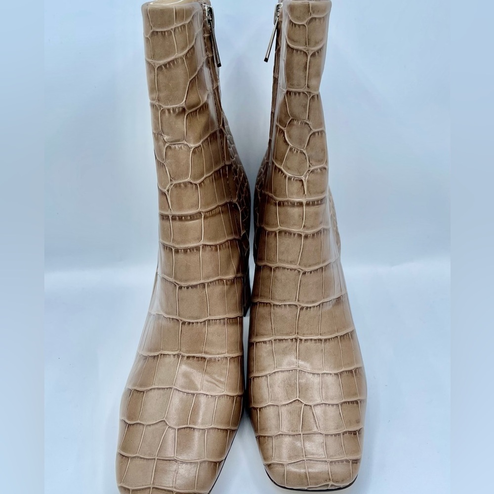 One Day Sale  New Sam Edelman Fawn Leather Bootie Sz 10 - Picture 9 of 16